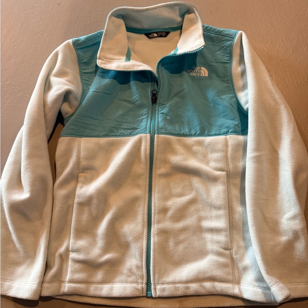 The North Face Kids' Teal and Blue Fleece Jacket